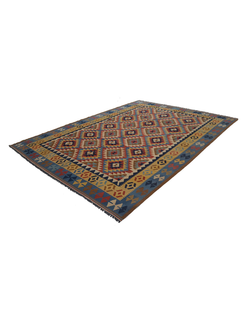 Aura Kilim 17181 Multi Multi Kilim Hand Woven Rug