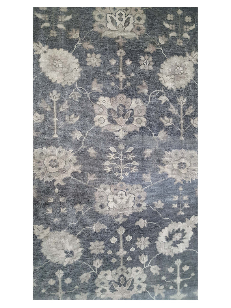 Pacific McKinney 17228 Charcoal Beige Transitional Hand Knotted Rug