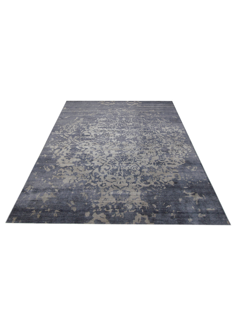 Pacific Suffolk 17304 Grey Ivory Transitional Hand Knotted Rug