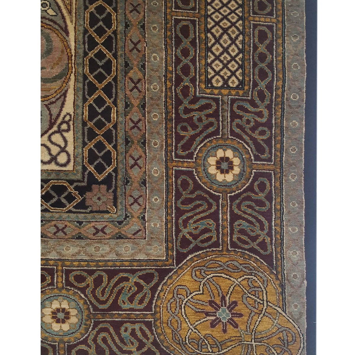 Pacific Jackson 17305 Black Multi Traditional Hand Knotted Rug