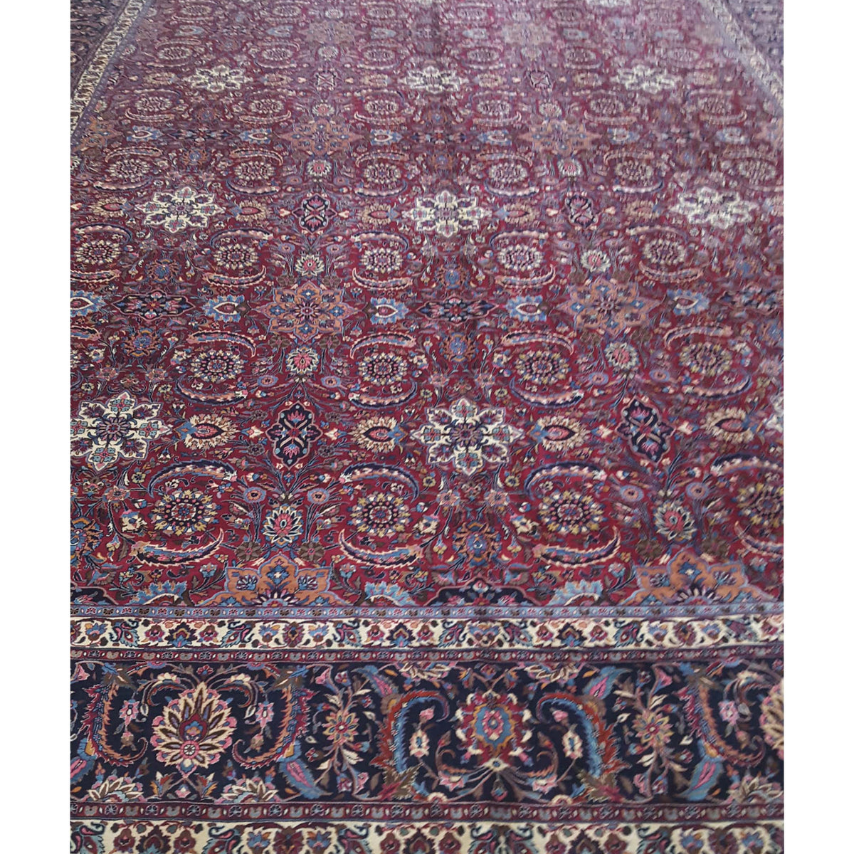 Pacific Mashad  Burgundy Navy Traditional