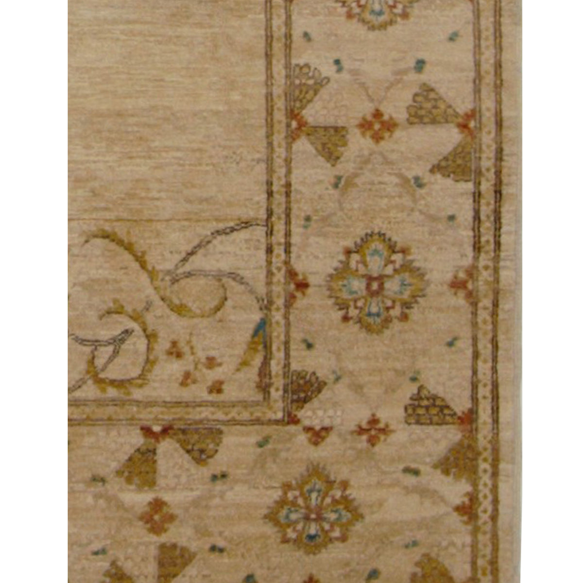 Pacific Ziegler 17315 Beige Beige Transitional Hand Knotted Rug