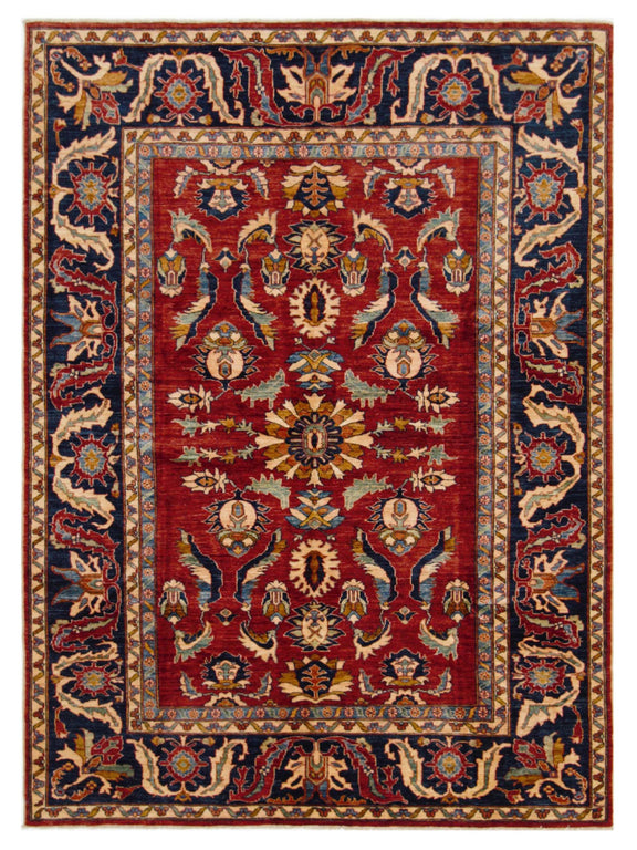 Pacific Kazak  Rust Navy Traditional