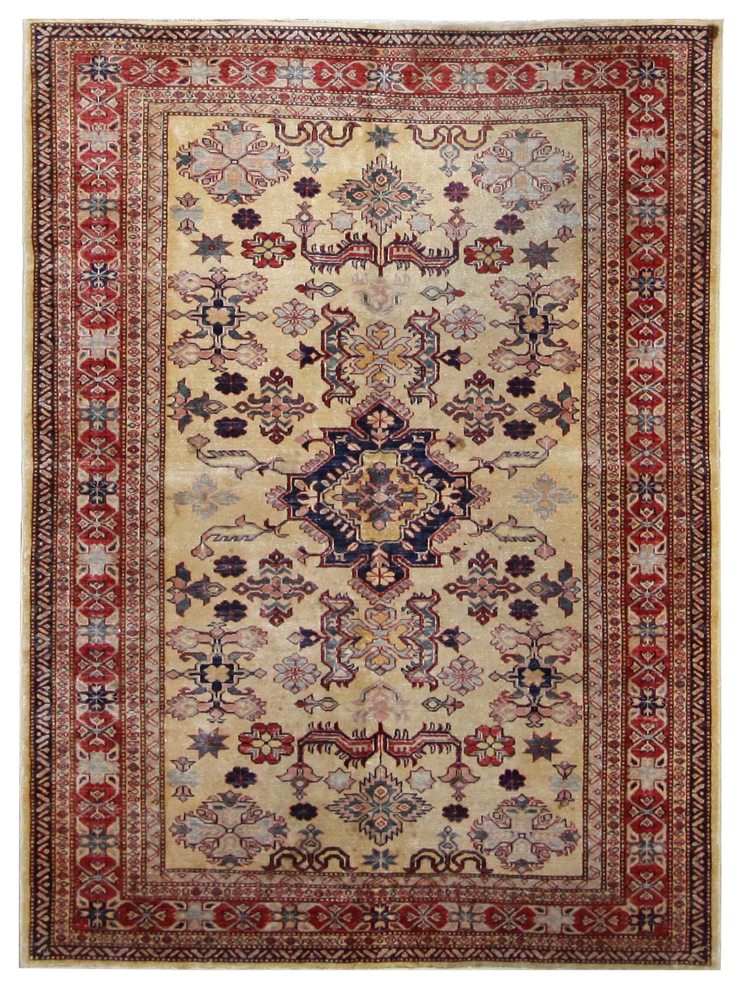 Pacific Kazak  Ivory Rust Traditional
