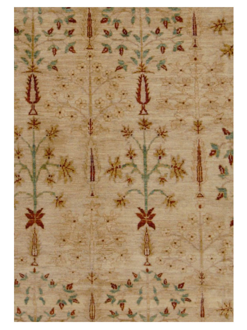 Pacific Ziegler 17321 Beige Beige Transitional Hand Knotted Rug