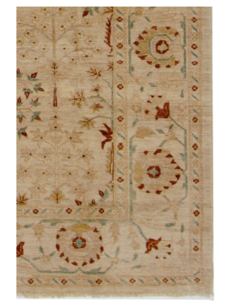 Pacific Ziegler 17321 Beige Beige Transitional Hand Knotted Rug
