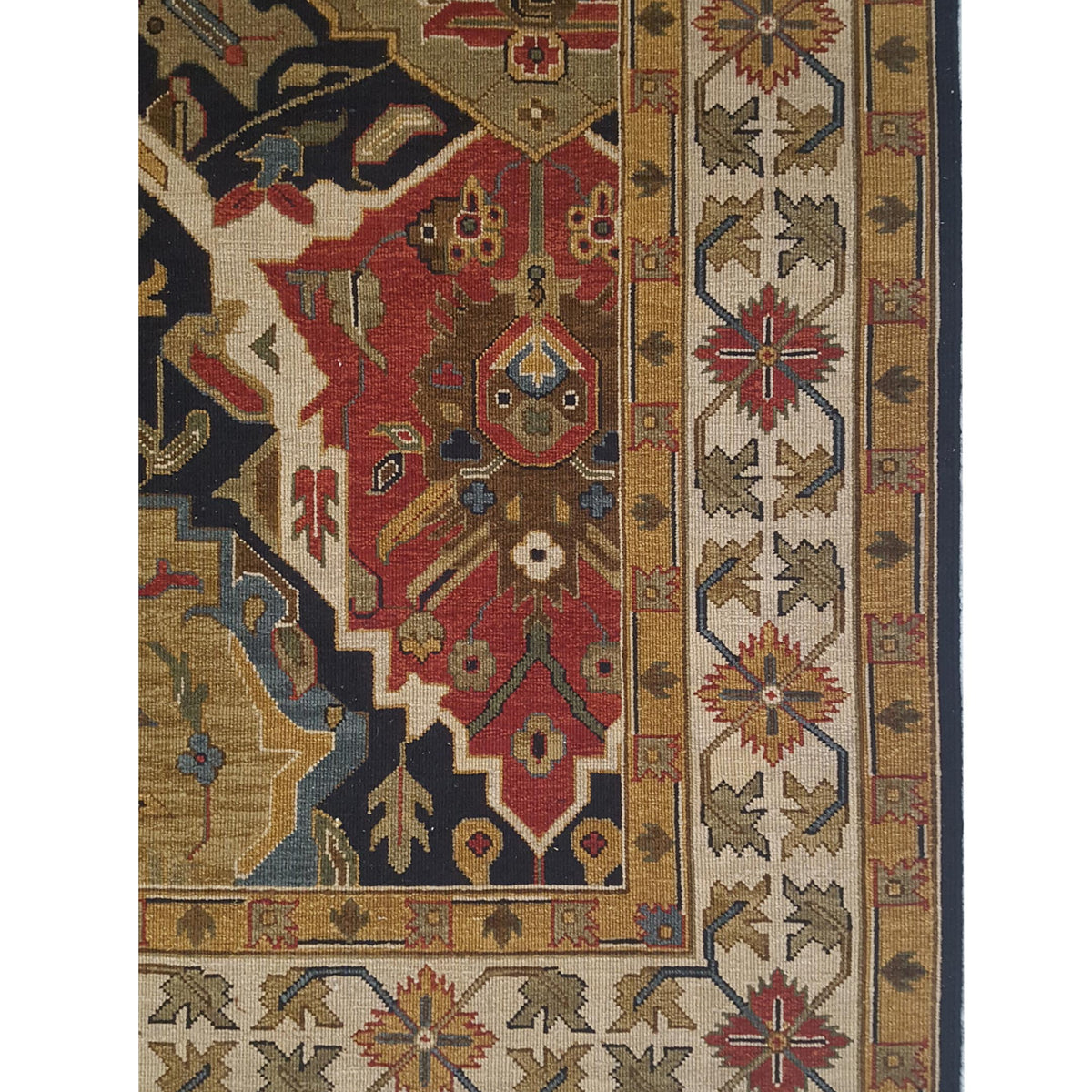 Pacific Summak 17325 Black Gold Traditional Hand Knotted Rug