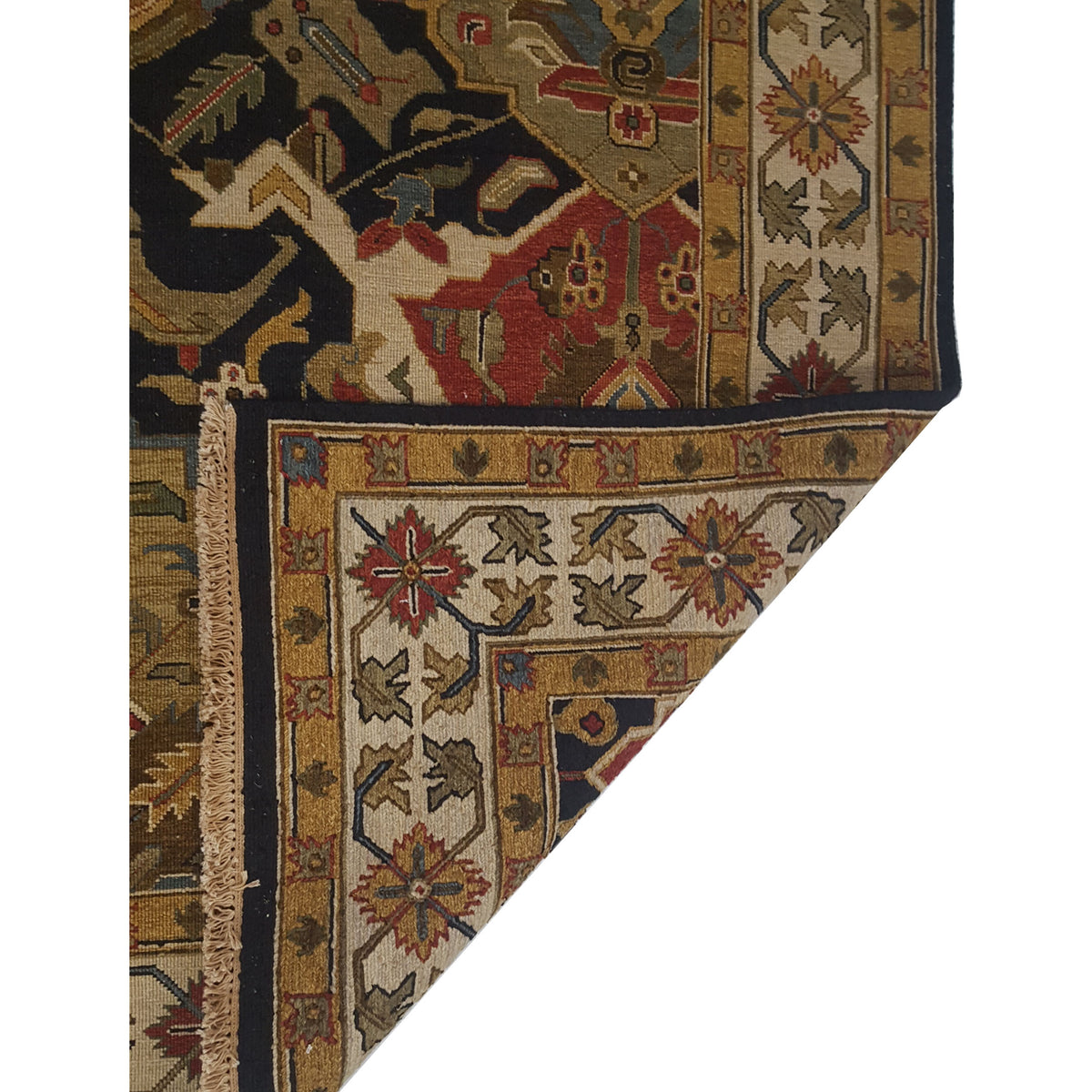 Pacific Summak 17325 Black Gold Traditional Hand Knotted Rug