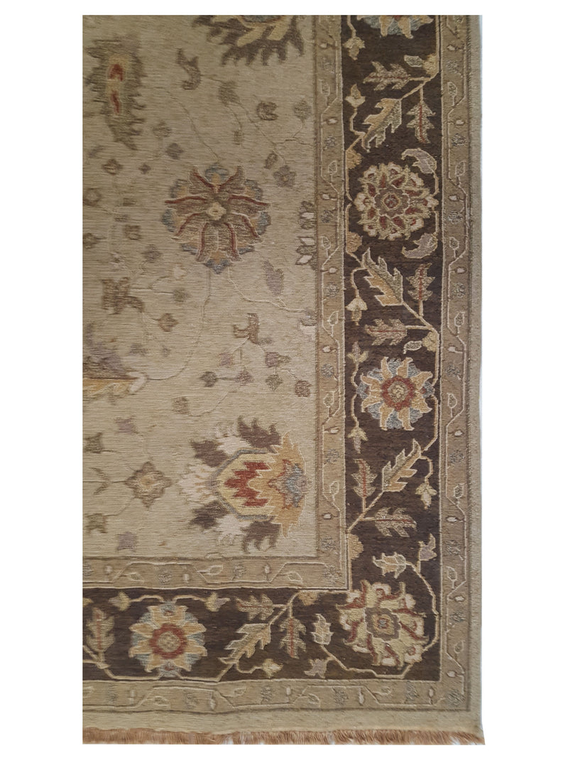 Pacific Summak 17327 Tan Brown Traditional Hand Knotted Rug