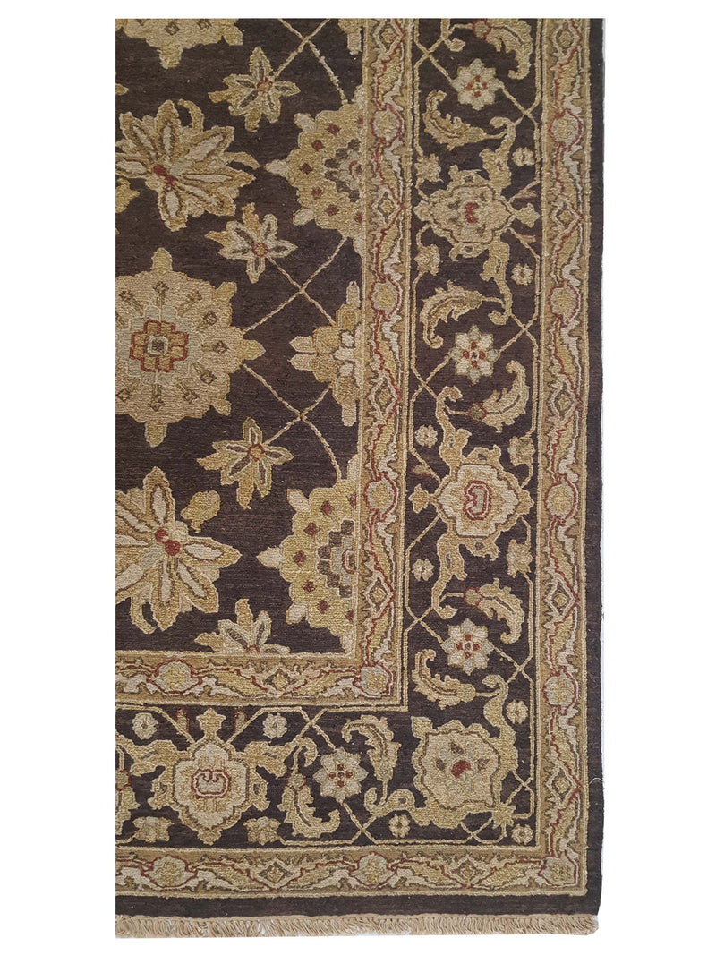 Pacific Royal 17329 Beige Brown Transitional Hand Knotted Rug