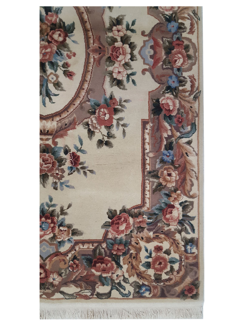 Pacific Classic 17331 Ivory Multi Traditional Hand Knotted Rug