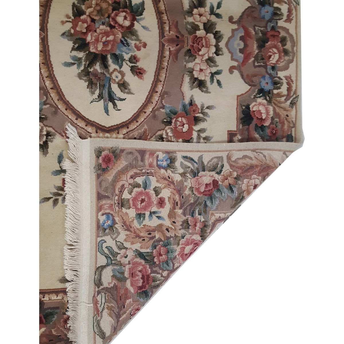 Pacific Classic 17331 Ivory Multi Traditional Hand Knotted Rug