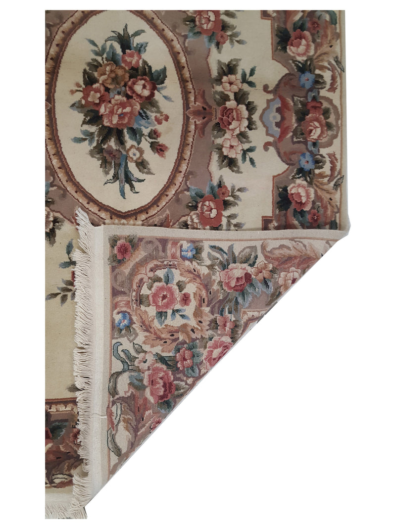 Pacific Classic 17331 Ivory Multi Traditional Hand Knotted Rug