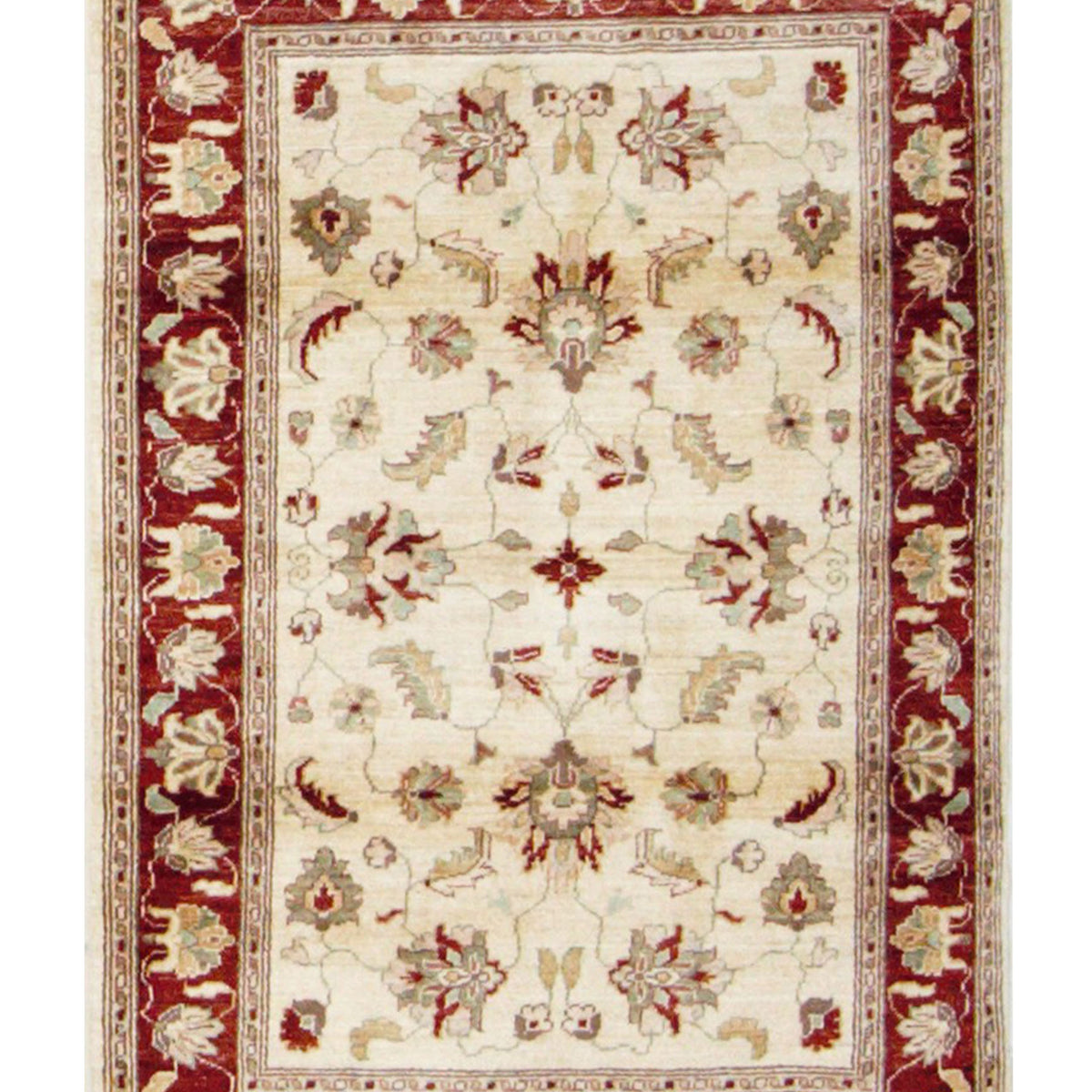 Pacific Ziegler  Ivory Burgundy Transitional