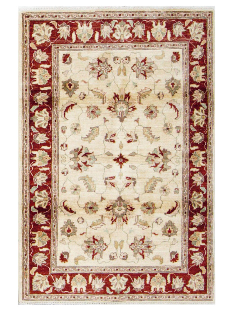 Pacific Ziegler  Ivory Burgundy Transitional