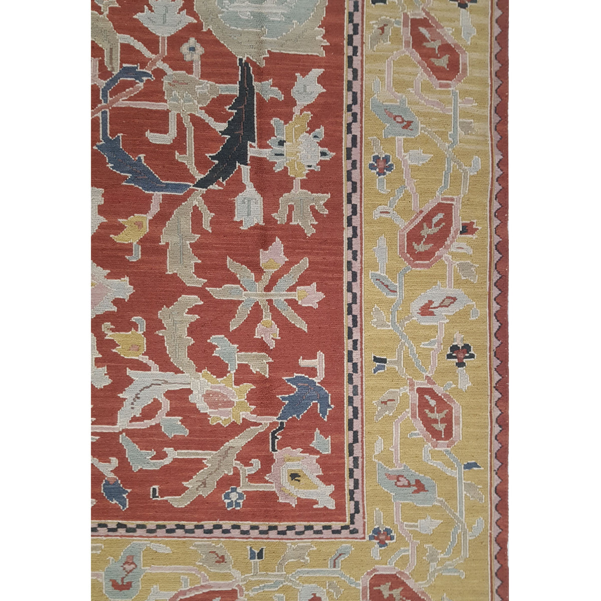 Pacific Summak 17337 Orange Gold Traditional Hand Knotted Rug