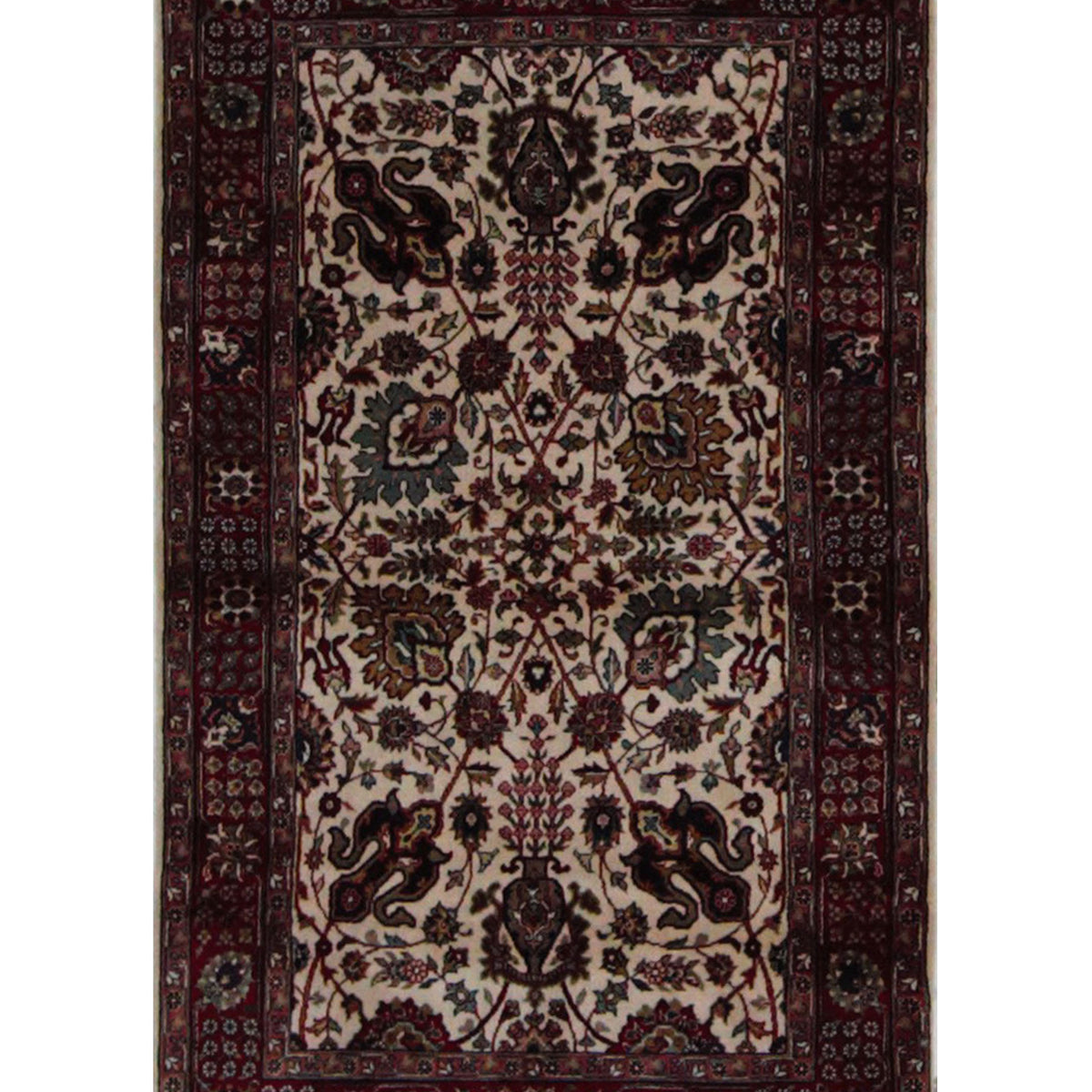 Pacific Tabriz  Ivory Burgundy Traditional