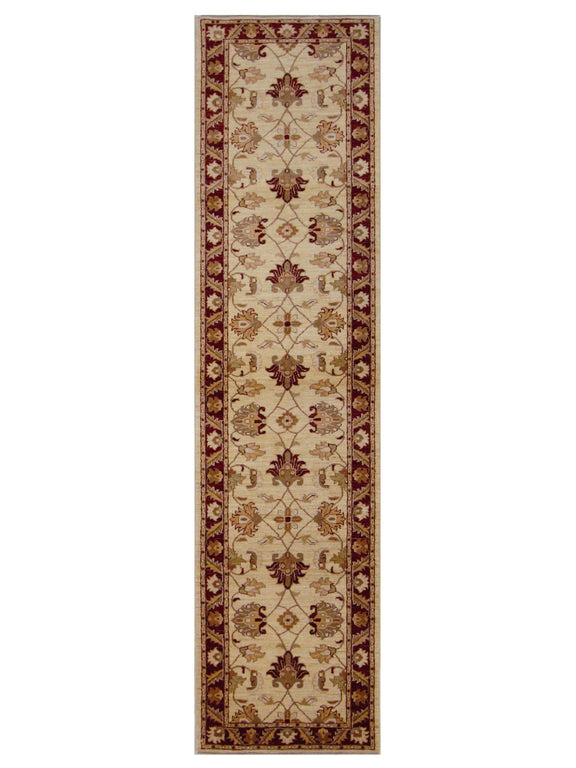 Pacific Ziegler  Ivory Burgundy Transitional
