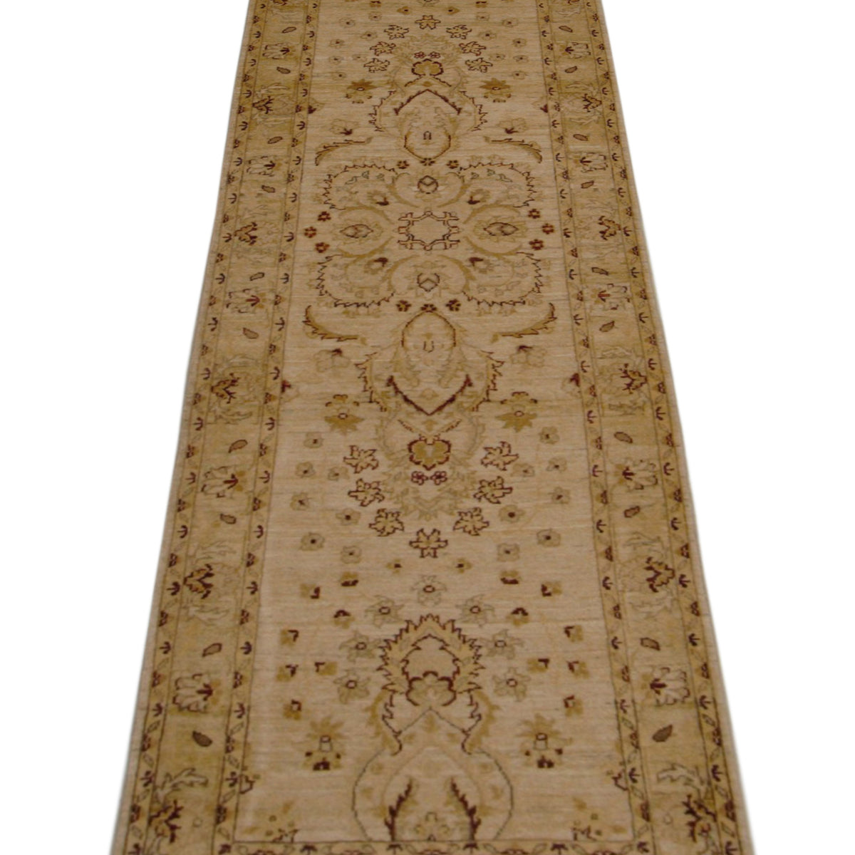 Pacific Ziegler 17349 Ivory Beige Transitional Hand Knotted Rug