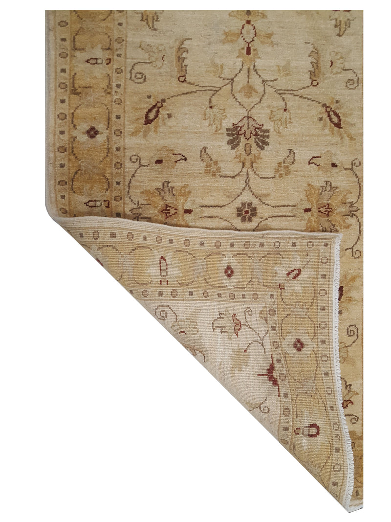 Pacific Ziegler 17350 Ivory Camel Transitional Hand Knotted Rug