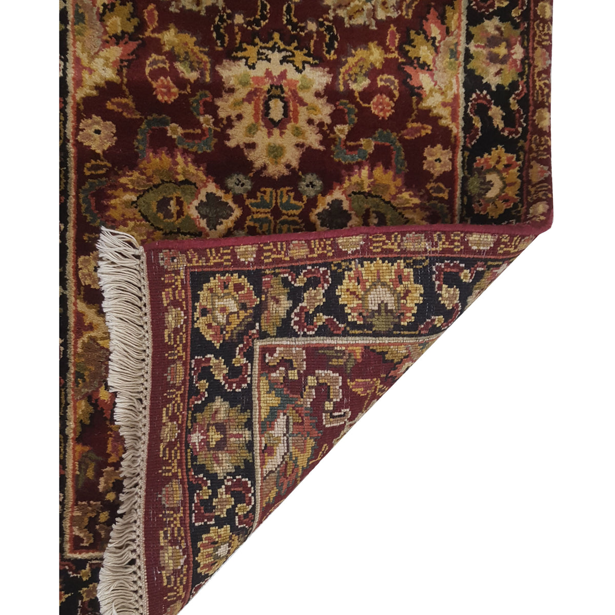 Pacific Herati 17354 Red Black Transitional Hand Knotted Rug