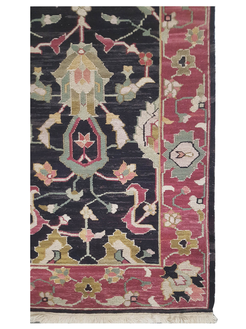 Pacific Summak 17355 Black Samen Traditional Hand Knotted Rug