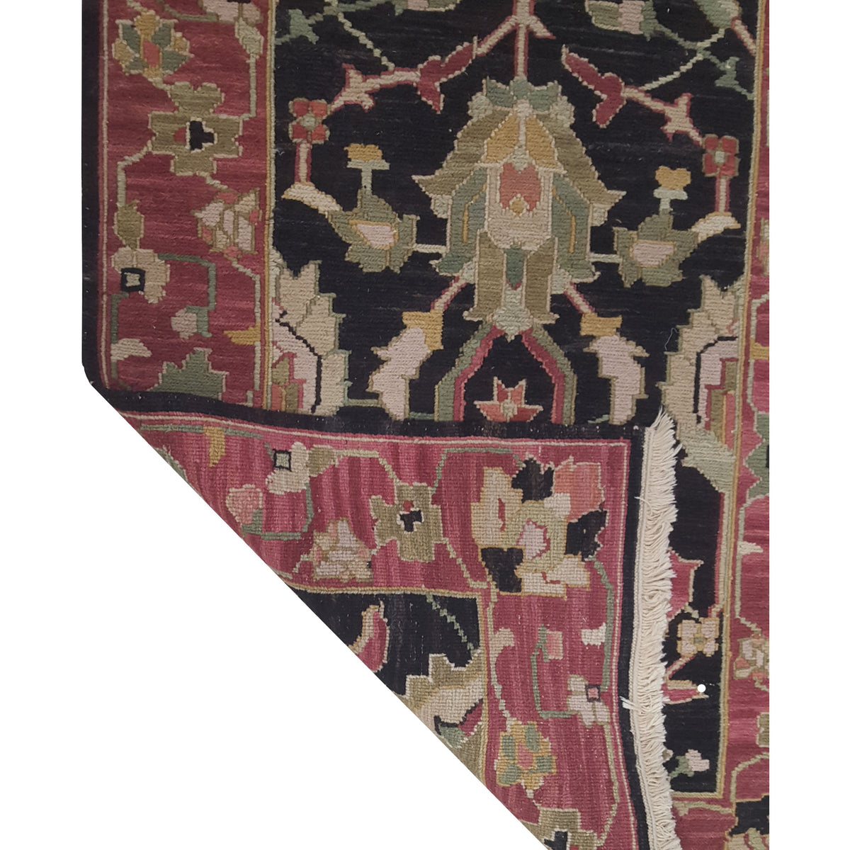 Pacific Summak 17355 Black Samen Traditional Hand Knotted Rug