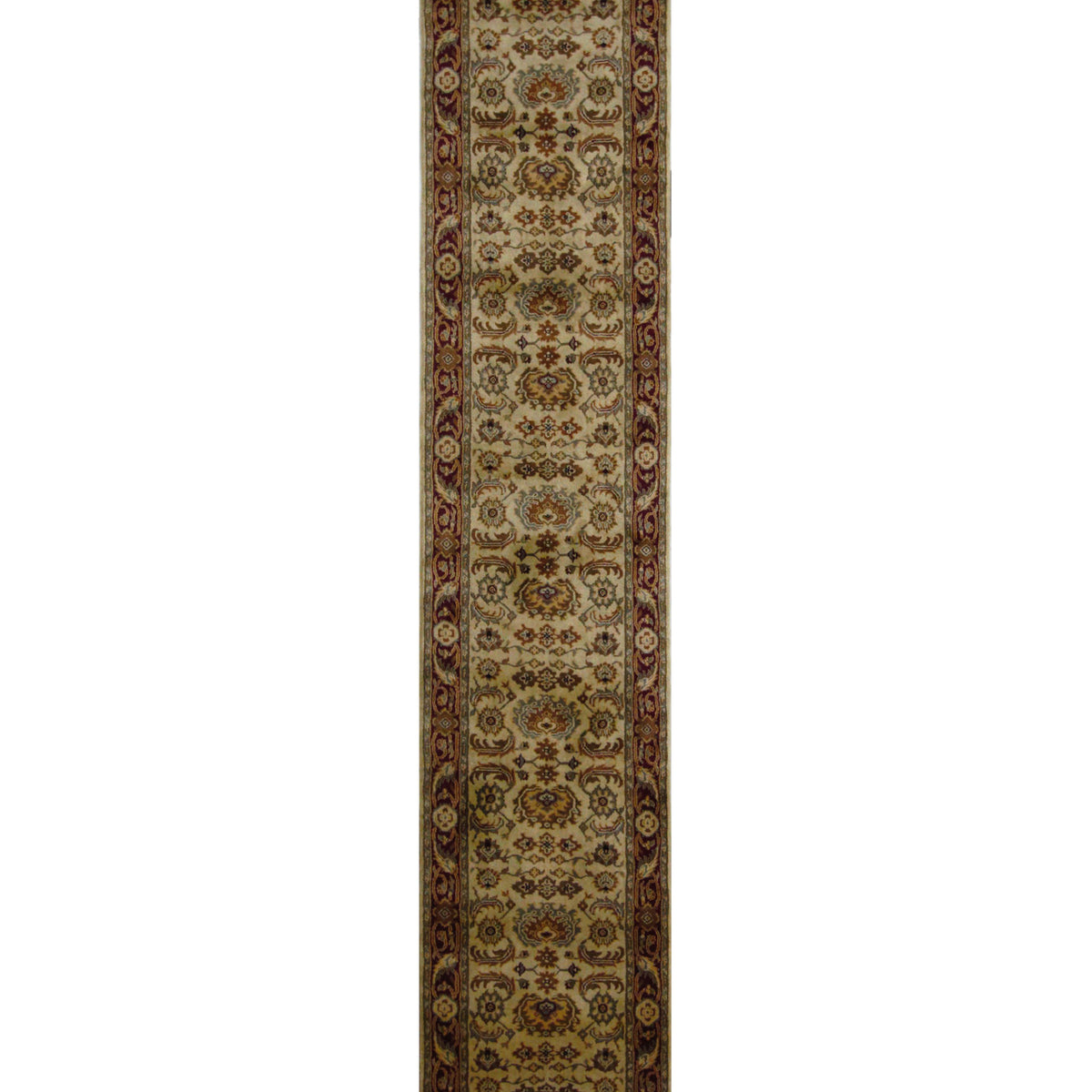 Pacific Royal  Beige Burgundy Traditional