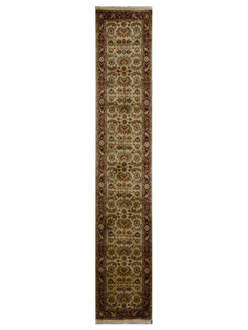 Pacific Royal  Beige Burgundy Traditional