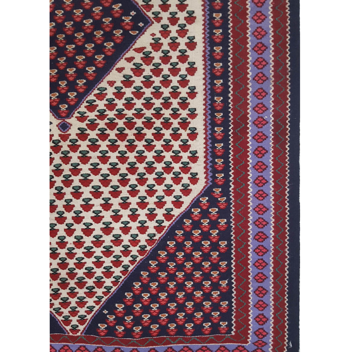 Pacific Summak 17358 Black Multi Traditional Hand Knotted Rug
