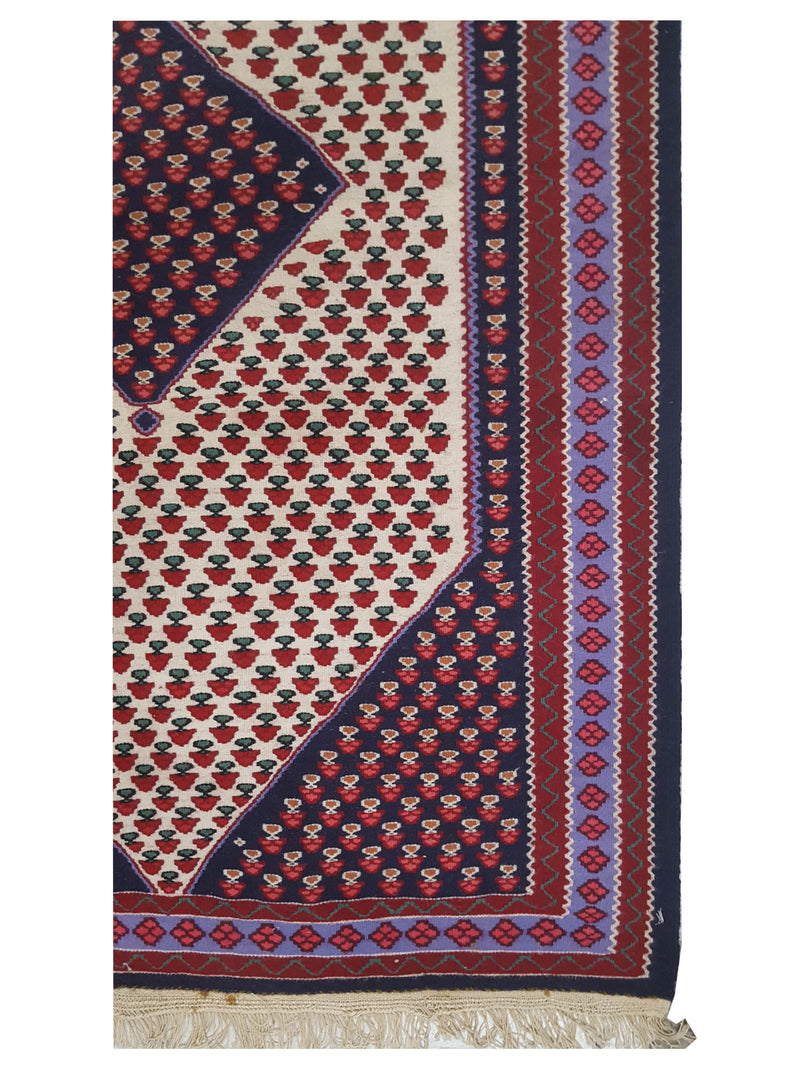 Pacific Summak 17358 Black Multi Traditional Hand Knotted Rug