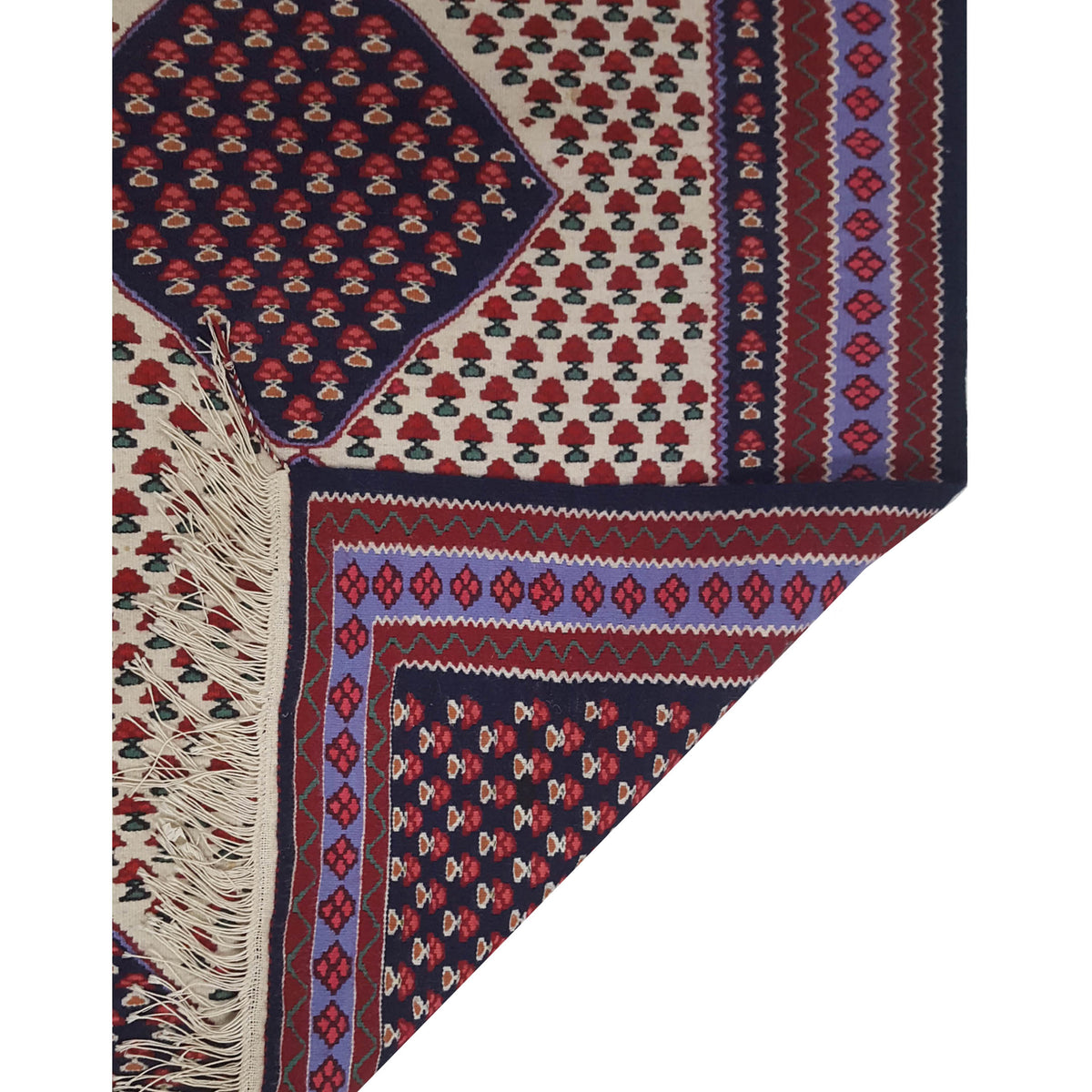 Pacific Summak 17358 Black Multi Traditional Hand Knotted Rug