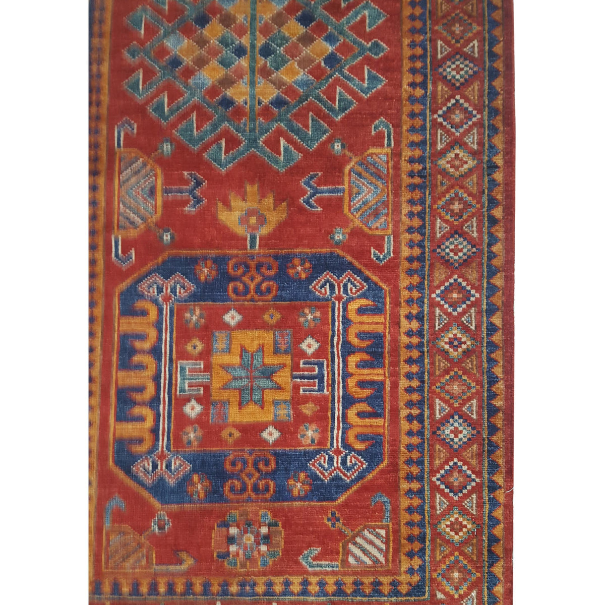 Pacific Humna 17364 Red Red Traditional Hand Knotted Rug