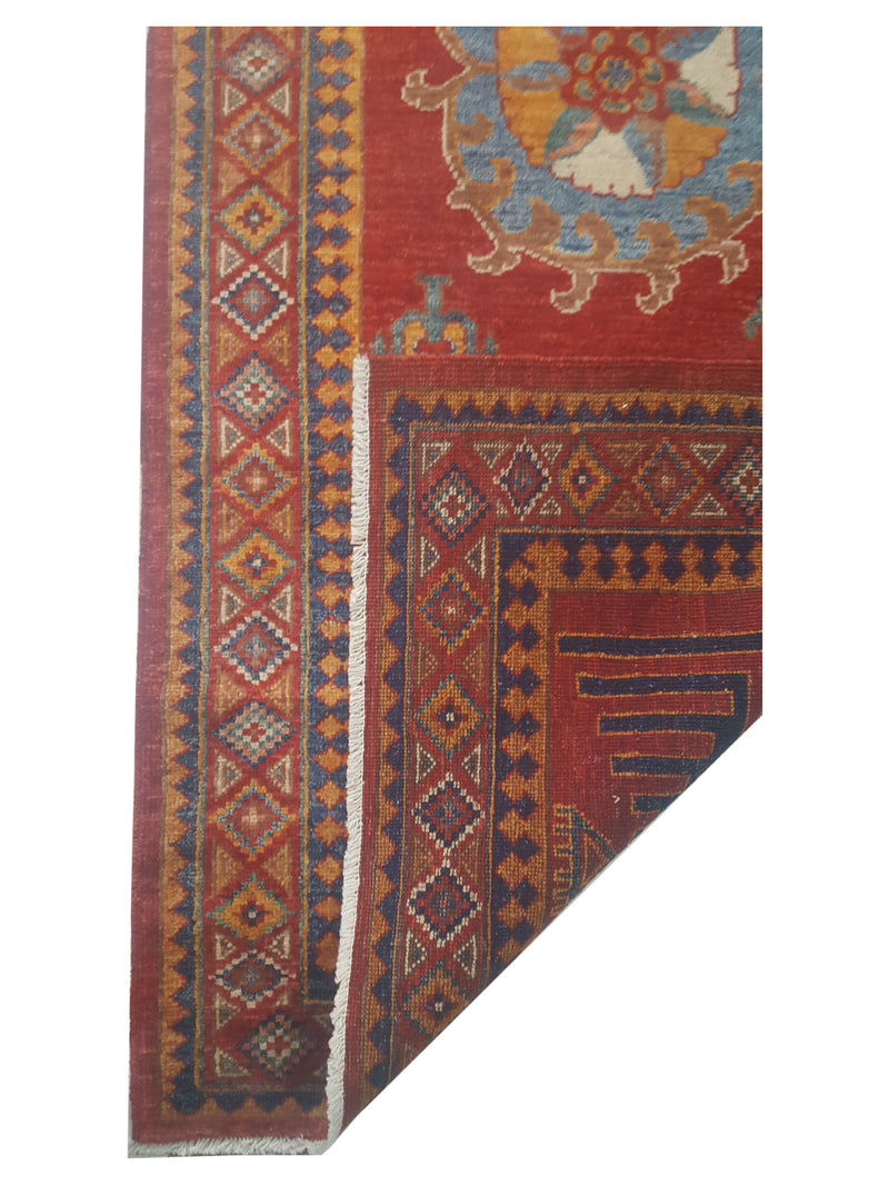 Pacific Humna 17364 Red Red Traditional Hand Knotted Rug