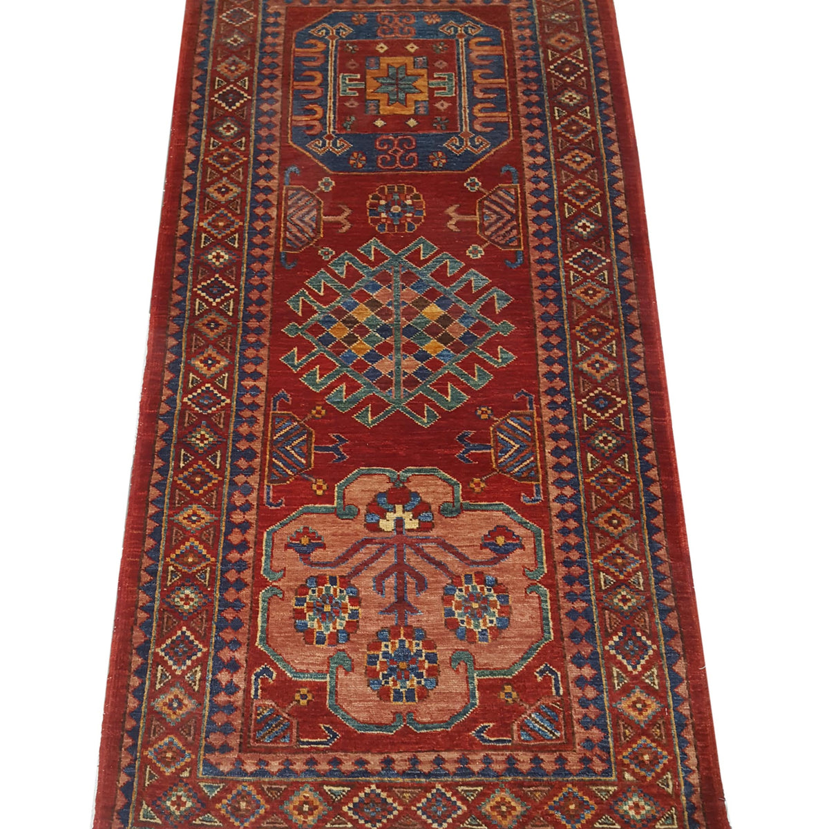 Pacific Humna 17368 Rust Red Traditional Hand Knotted Rug