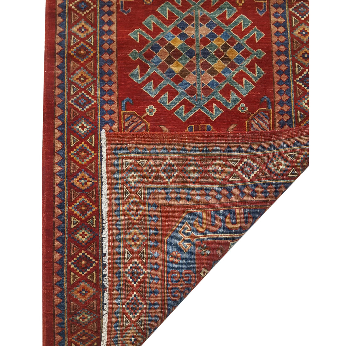 Pacific Humna 17368 Rust Red Traditional Hand Knotted Rug