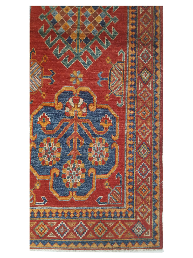 Pacific Humna 17369 Red Red Traditional Hand Knotted Rug