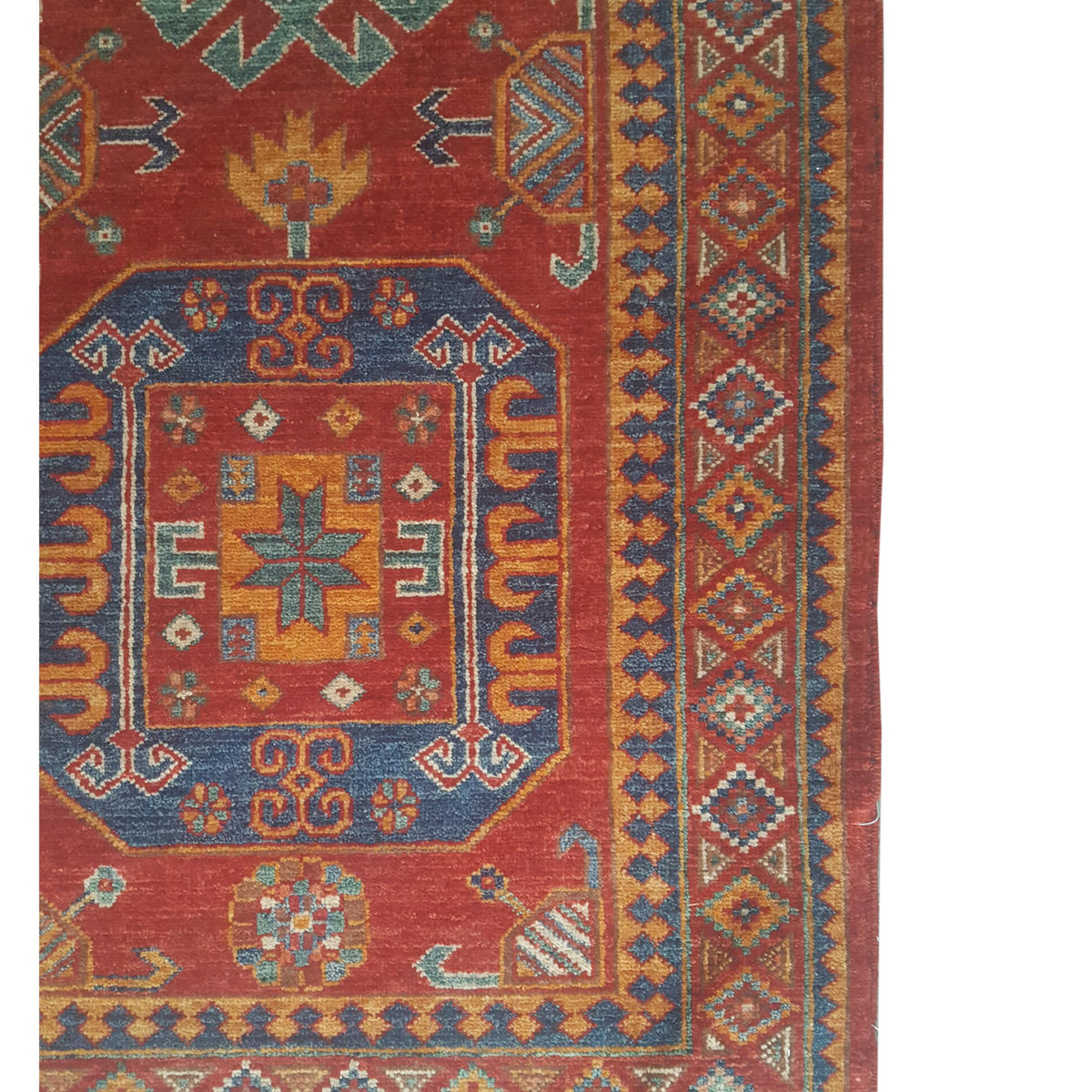 Pacific Humna 17370 Red Red Traditional Hand Knotted Rug