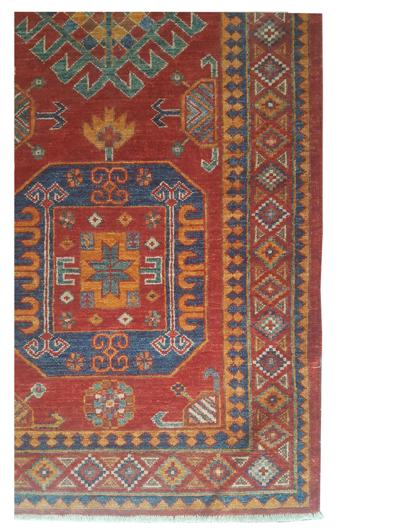 Pacific Humna 17370 Red Red Traditional Hand Knotted Rug