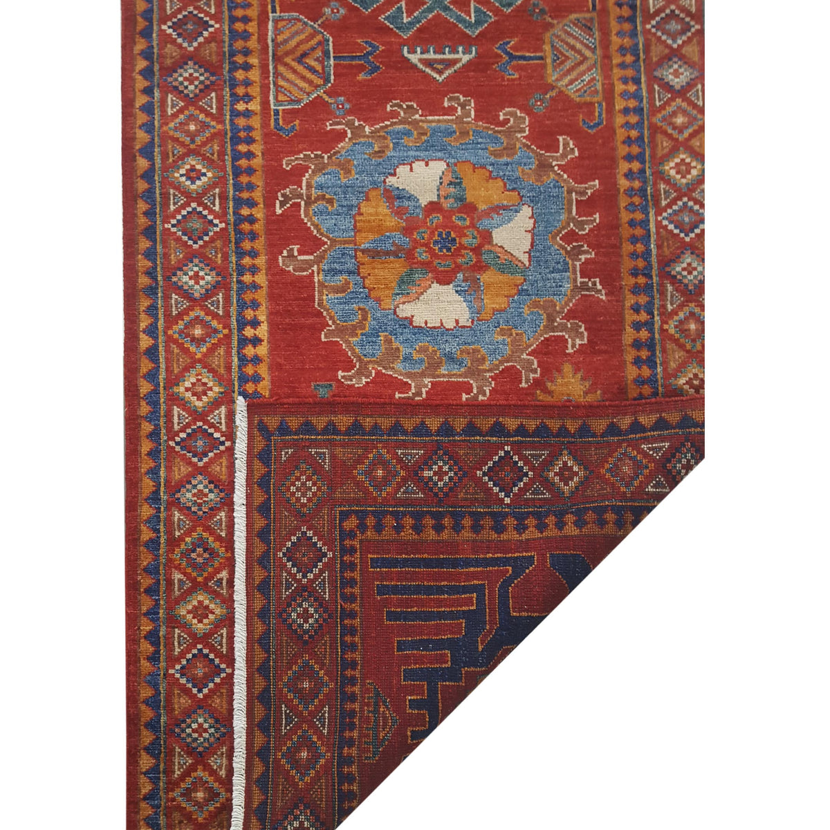 Pacific Humna 17370 Red Red Traditional Hand Knotted Rug