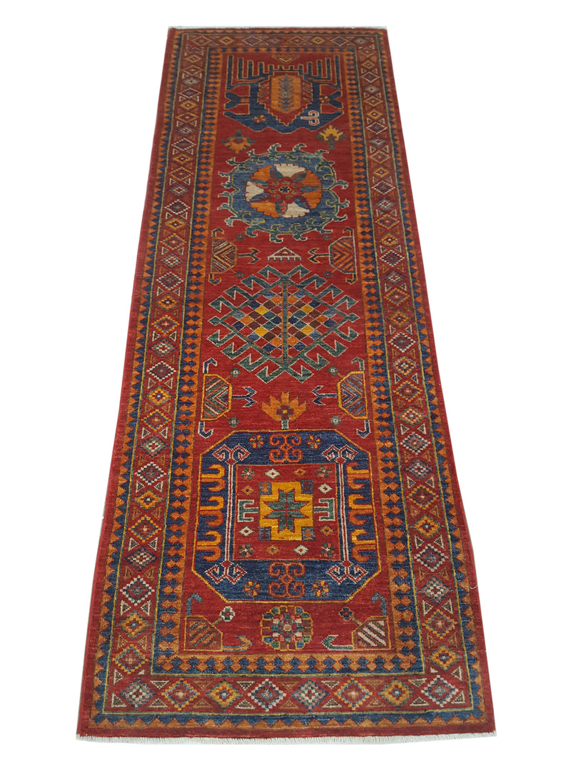 Pacific Humna 17371 Red Red Traditional Hand Knotted Rug