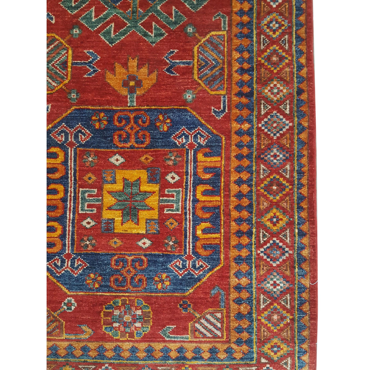 Pacific Humna 17371 Red Red Traditional Hand Knotted Rug
