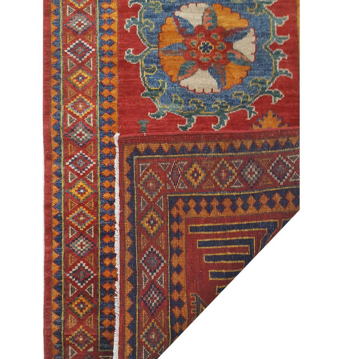 Pacific Humna 17371 Red Red Traditional Hand Knotted Rug