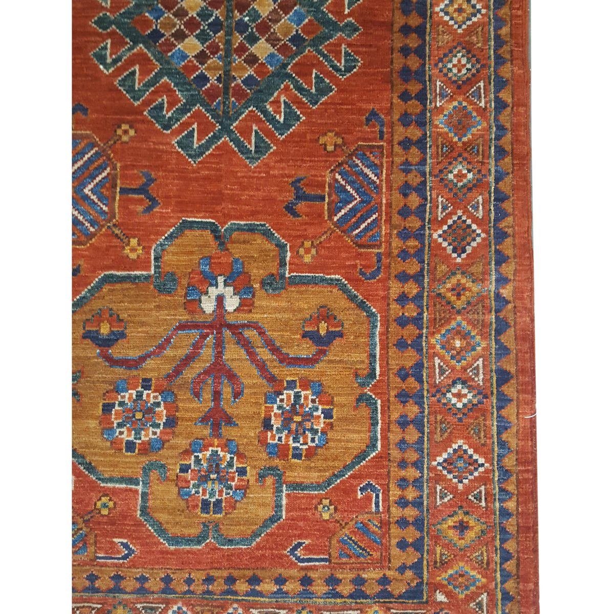 Pacific Humna 17372 Red Red Traditional Hand Knotted Rug