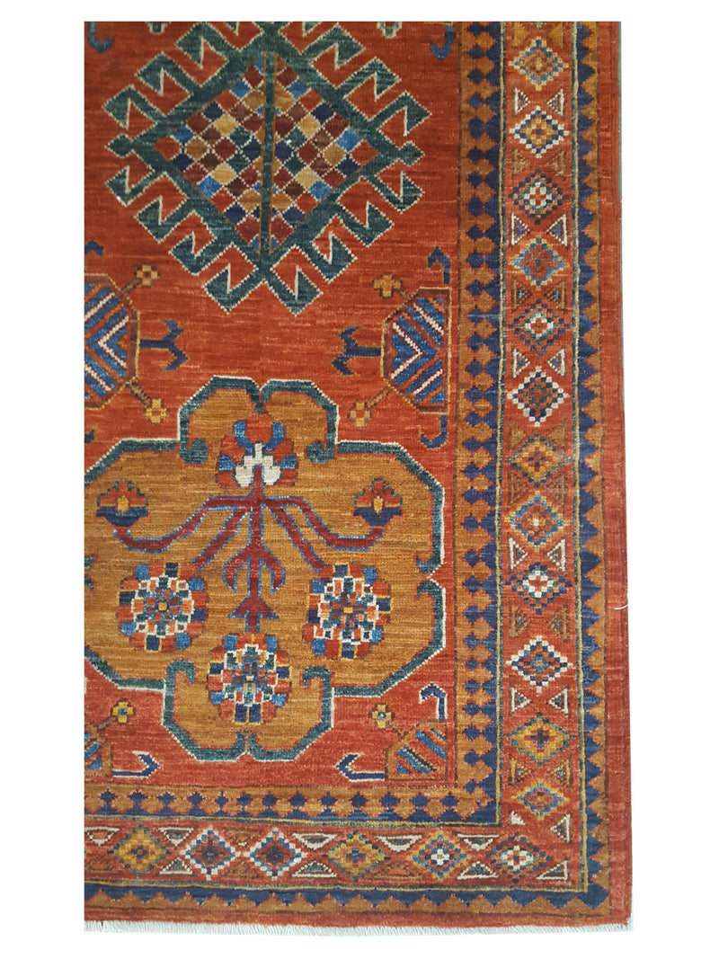 Pacific Humna 17372 Red Red Traditional Hand Knotted Rug