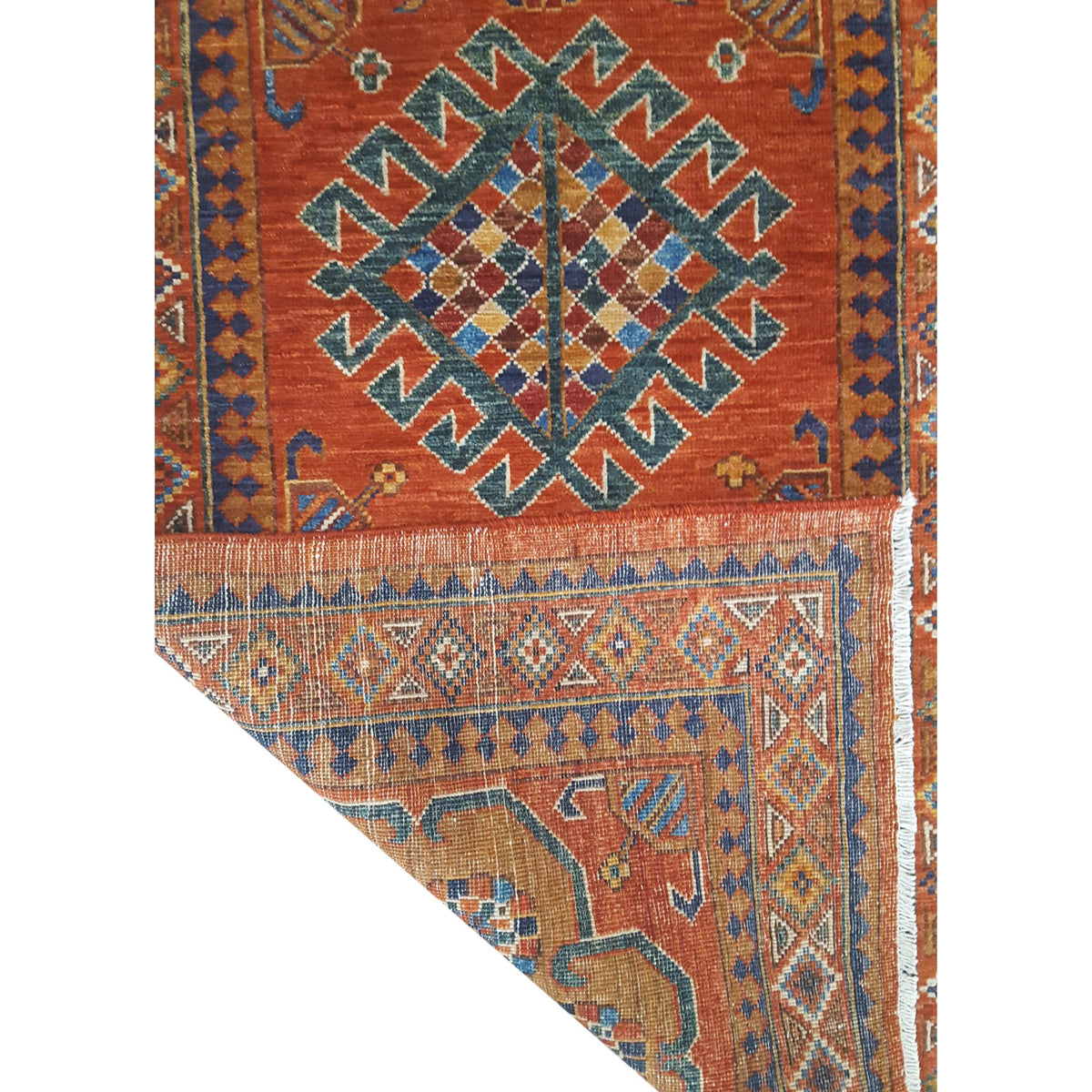 Pacific Humna 17372 Red Red Traditional Hand Knotted Rug