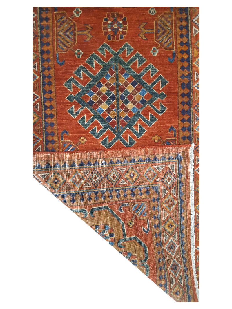 Pacific Humna 17372 Red Red Traditional Hand Knotted Rug