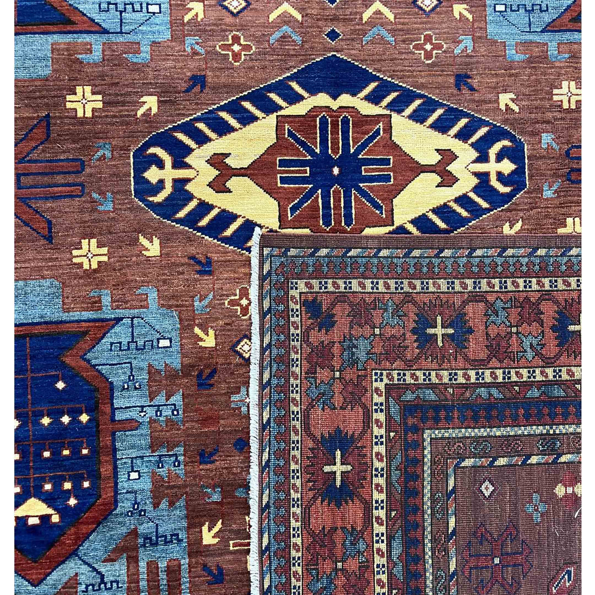 Pacific Humna 17373 Red Red Traditional Hand Knotted Rug