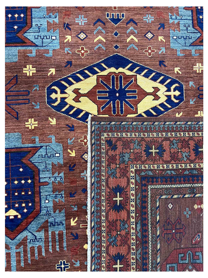 Pacific Humna 17373 Red Red Traditional Hand Knotted Rug