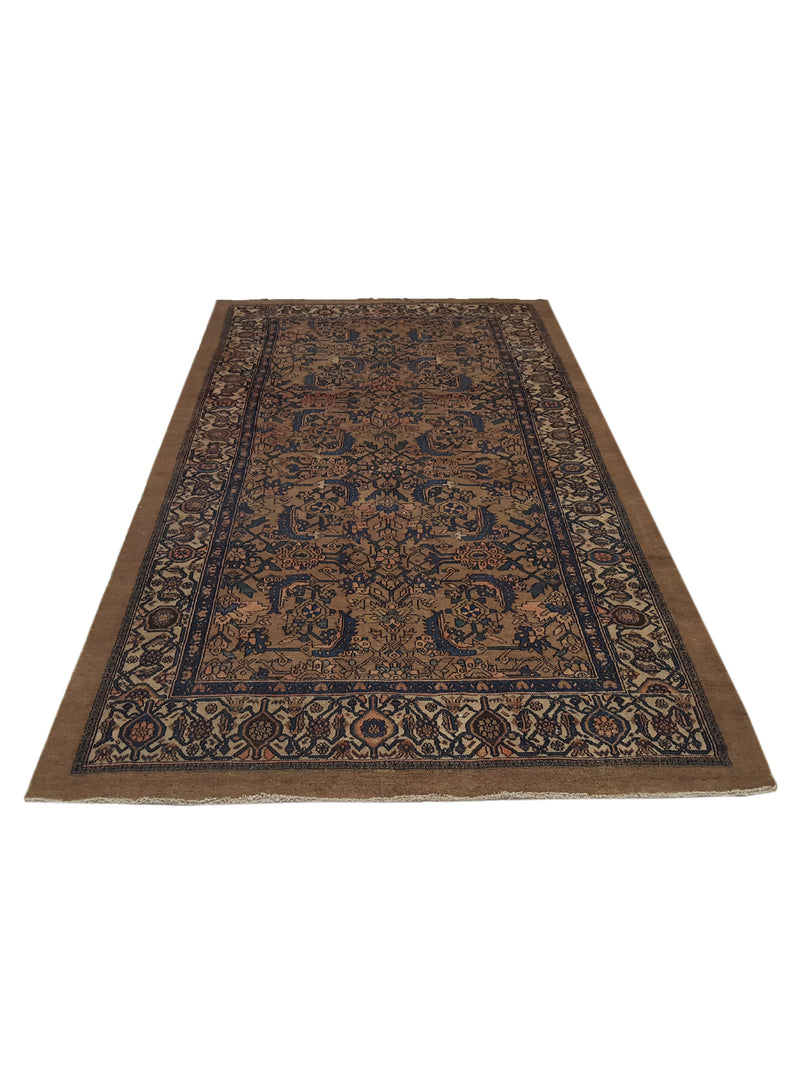 Fasa Antique Serab - Camel Hair 26602 Brown Ivory Traditional Antique Rug